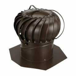 Deals ⭐ Air Vent Roof Turbine Vents Airhawk 12-in Aluminum Externally Braced Roof Turbine Vent 🎁 -Roofing Sales Shop 11994837