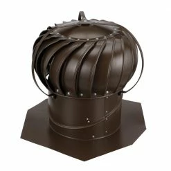 Deals ⭐ Air Vent Roof Turbine Vents Airhawk 12-in Aluminum Externally Braced Roof Turbine Vent 🎁 -Roofing Sales Shop 11994845