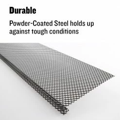 Wholesale 💯 Amerimax Gutter Parts & Accessories Lock-In Gutter Guard Black Galvanized Steel K Style (5.25-in x 3-ft) Gutter Guard Screen 👍 -Roofing Sales Shop 14141241