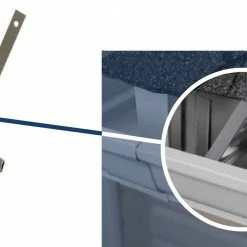 Hot Sale 🤩 Amerimax Gutter Parts & Accessories Aluminum K Style Hidden Hanger 4-Pack ✨ -Roofing Sales Shop 15011637