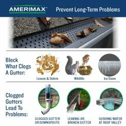 Budget ⌛ Amerimax Gutter Parts & Accessories Titan 3000 Gutter Guard Aluminum K Style (5-in x 3-ft) Gutter Guard ✨ 9 Budget ⌛ Amerimax Gutter Parts & Accessories Titan 3000 Gutter Guard Aluminum K Style (5-in x 3-ft) Gutter Guard ✨ -Roofing Sales Shop 15066523