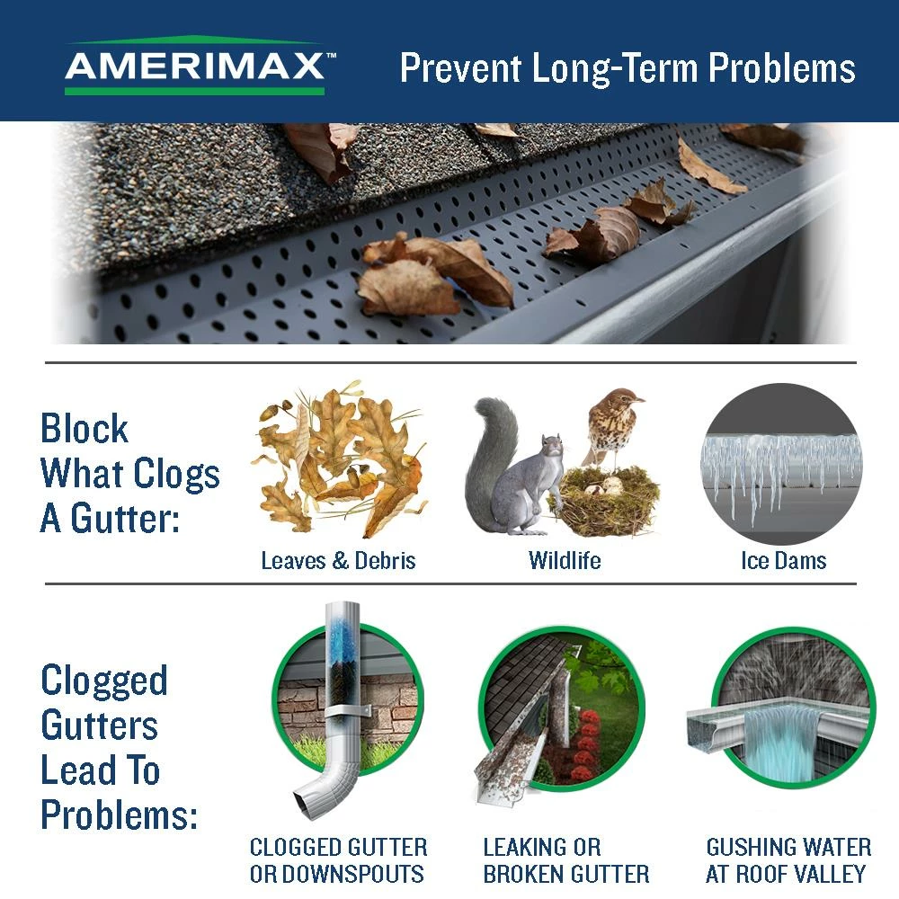 Budget ⌛ Amerimax Gutter Parts & Accessories Titan 3000 Gutter Guard Aluminum K Style (5-in x 3-ft) Gutter Guard ✨ 6 Budget ⌛ Amerimax Gutter Parts & Accessories Titan 3000 Gutter Guard Aluminum K Style (5-in x 3-ft) Gutter Guard ✨ - Image 4