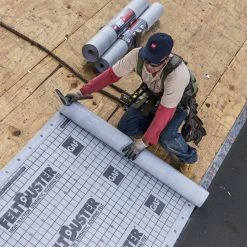 Cheap 👍 GAF Roofing Underlayment FeltBuster 48-in x 250-ft 1000-sq ft Felt Roof Underlayment 💯 -Roofing Sales Shop 15590432 scaled