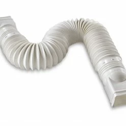 Deals 😀 Amerimax Downspouts & Components FLEX-A-SPOUT Vinyl 24-in White Downspout Extension 🛒 -Roofing Sales Shop 15620282 scaled
