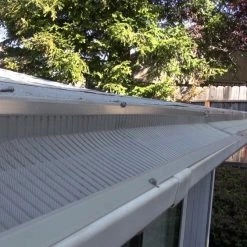 Wholesale ✨ Atlas by Gutterglove Gutter Parts & Accessories Atlas Gutter Guard Stainless Steel Half Round/K Style (5.5-in x 3-ft) Gutter Guard Screen 11-Pack ✨ -Roofing Sales Shop 16511008