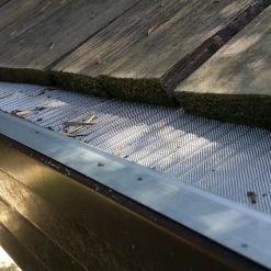 Wholesale ✨ Atlas by Gutterglove Gutter Parts & Accessories Atlas Gutter Guard Stainless Steel Half Round/K Style (5.5-in x 3-ft) Gutter Guard Screen 11-Pack ✨ -Roofing Sales Shop 16511010