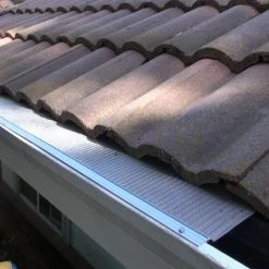 Wholesale ✨ Atlas by Gutterglove Gutter Parts & Accessories Atlas Gutter Guard Stainless Steel Half Round/K Style (5.5-in x 3-ft) Gutter Guard Screen 11-Pack ✨ -Roofing Sales Shop 16511011