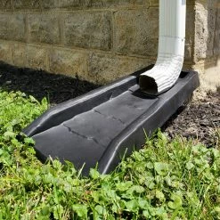 Coupon 👍 Creative Plastic Concepts Downspouts & Components Brick Design Splash Block Plastic 23.5-in Black Splash Block 🎁 -Roofing Sales Shop 16651829 scaled