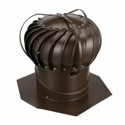 Deals ⭐ Air Vent Roof Turbine Vents Airhawk 12-in Aluminum Externally Braced Roof Turbine Vent 🎁 -Roofing Sales Shop 42004108