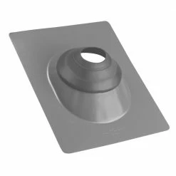 Wholesale 🎁 Oatey Flashings No-Calk 12 in x 14-1/2 in. Galvanized Steel Gray Vent Pipe Roof Flashing with 3 in. - 4 in. Adjustable Diameter ✔️