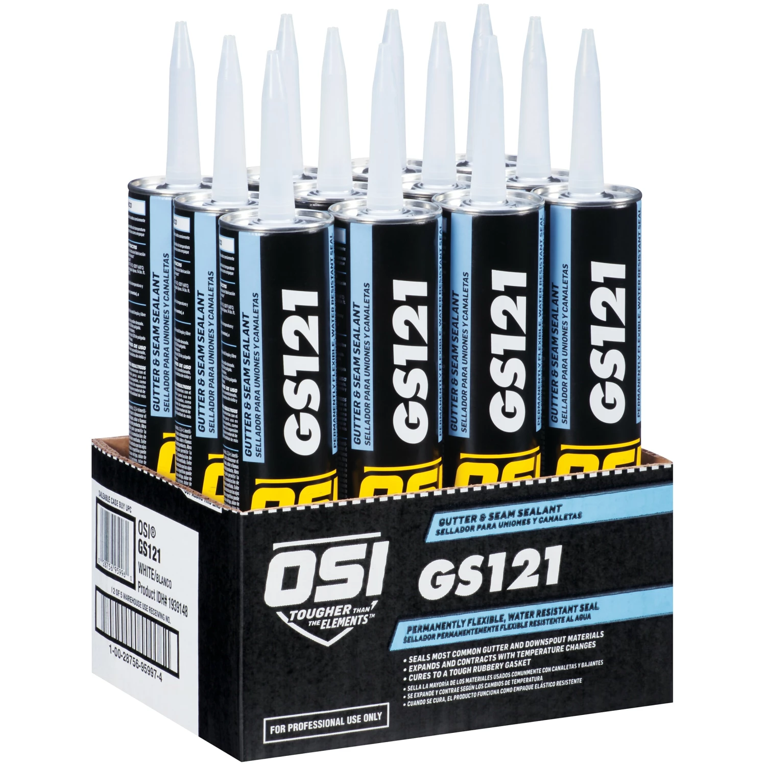 Wholesale 🛒 OSI Gutter Parts & Accessories GS121 10-fl oz Clear Synthetic Polymer Gutter Sealant ✔️ 4 Wholesale 🛒 OSI Gutter Parts & Accessories GS121 10-fl oz Clear Synthetic Polymer Gutter Sealant ✔️ - Image 2